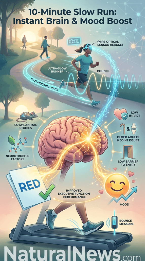 Study: 10-Minute Super-Slow Run Tied to Immediate Brain and Mood Benefits