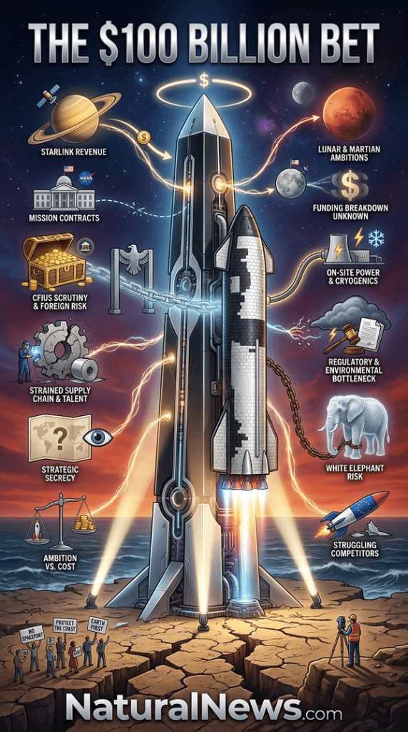 SpaceX’s $100 Billion Spaceport Plan Raises Questions on Funding