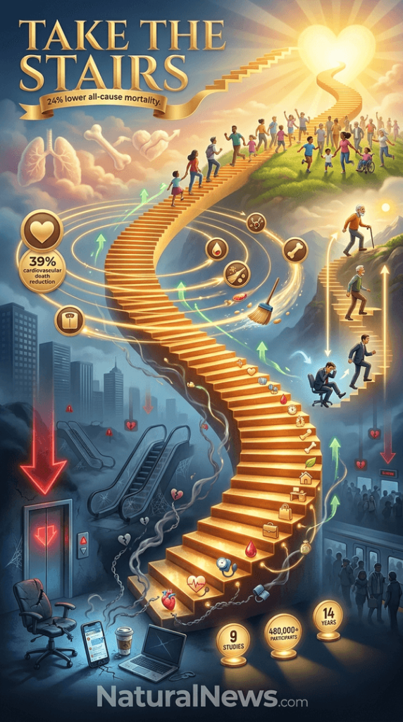 Study: Taking Stairs Associated With Lower Risk of Death