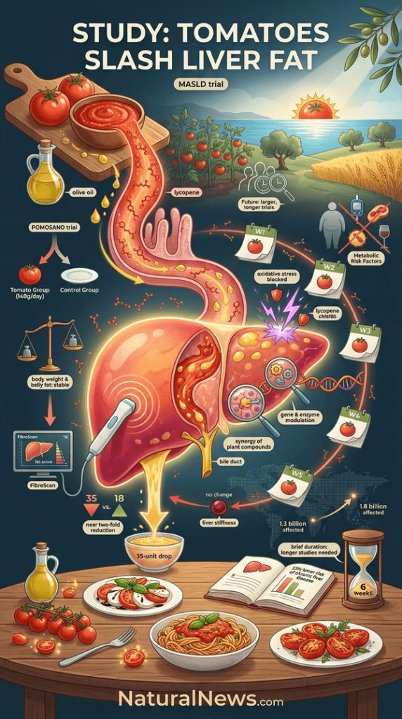 Study: Tomato Consumption Tied to Greater Liver Fat Reduction in MASLD Trial