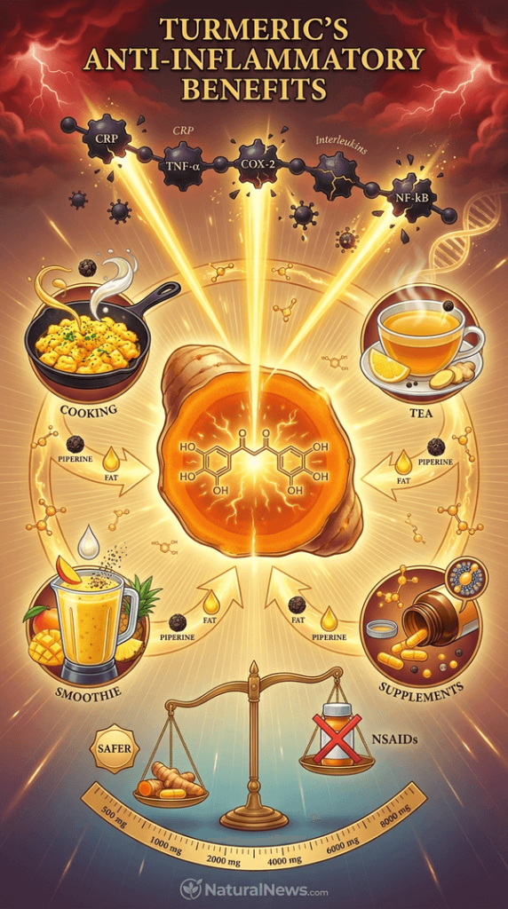 Turmeric’s Anti-Inflammatory Benefits: Four Methods of Use Supported by Research