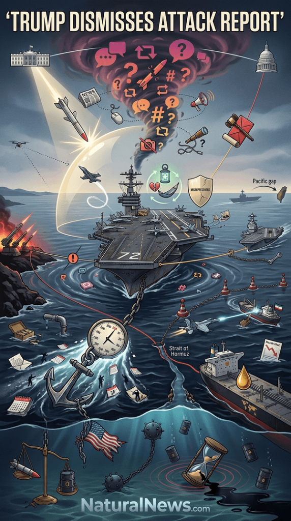 Trump dismisses report of attack on USS Abraham Lincoln