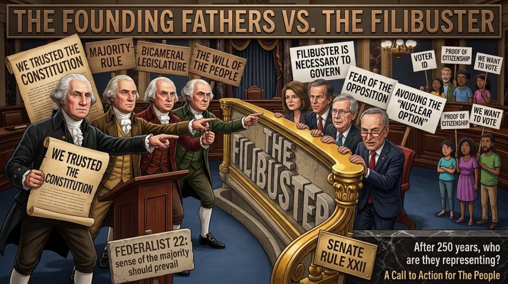 The Founding Fathers vs. The Filibuster – An Indictment