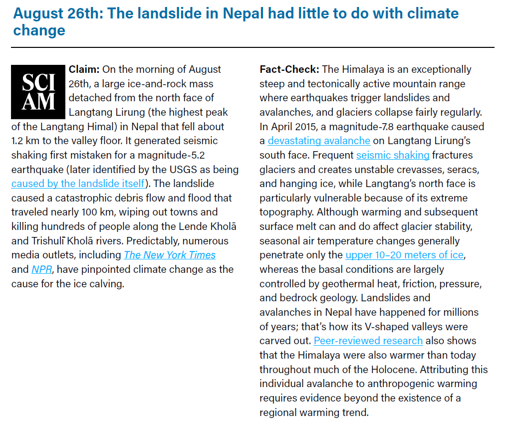 Climate Fact-Check August 2026: Debunking claims of climate links to wildfires, hottest month, water crises & Nepal flooding