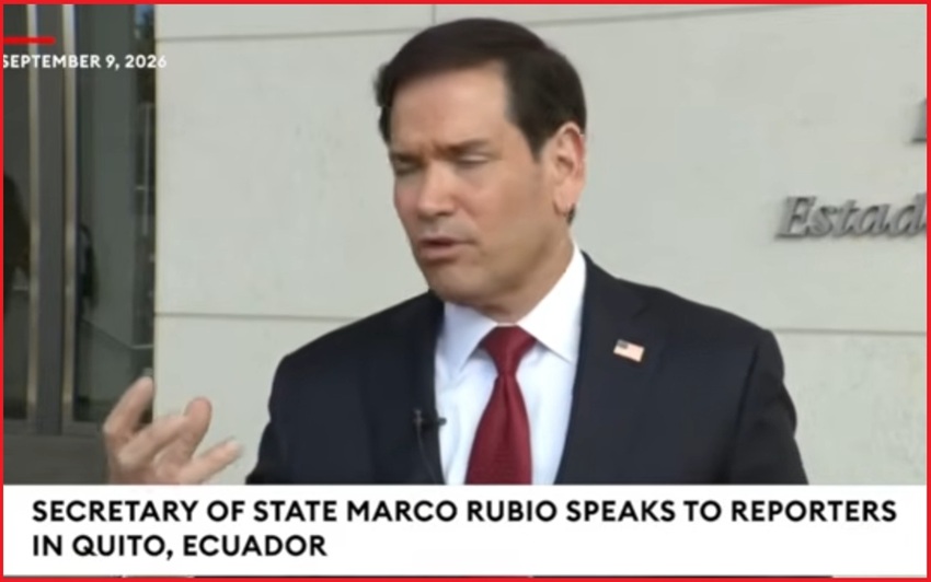 Perhaps Marco Rubio’s Most Consequential Press Remarks Ever on the Western Hemisphere and Security Operations