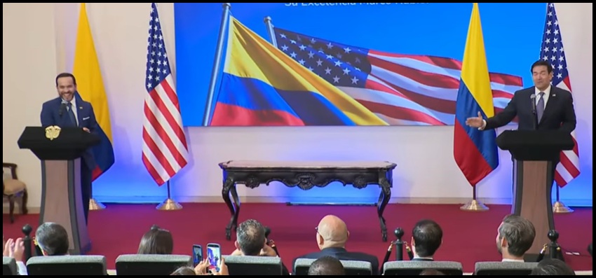 Secretary of State Marco Rubio Visits Colombia – Video and Transcript