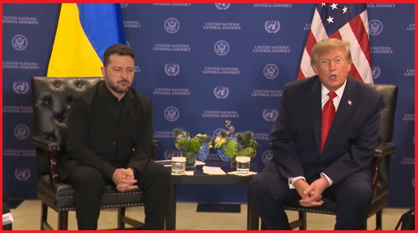 President Trump Holds a Bilateral Meeting with Ukraine President Volodymyr Zelenskyy