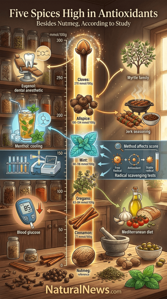 Five Spices High in Antioxidants Besides Nutmeg, According to Study