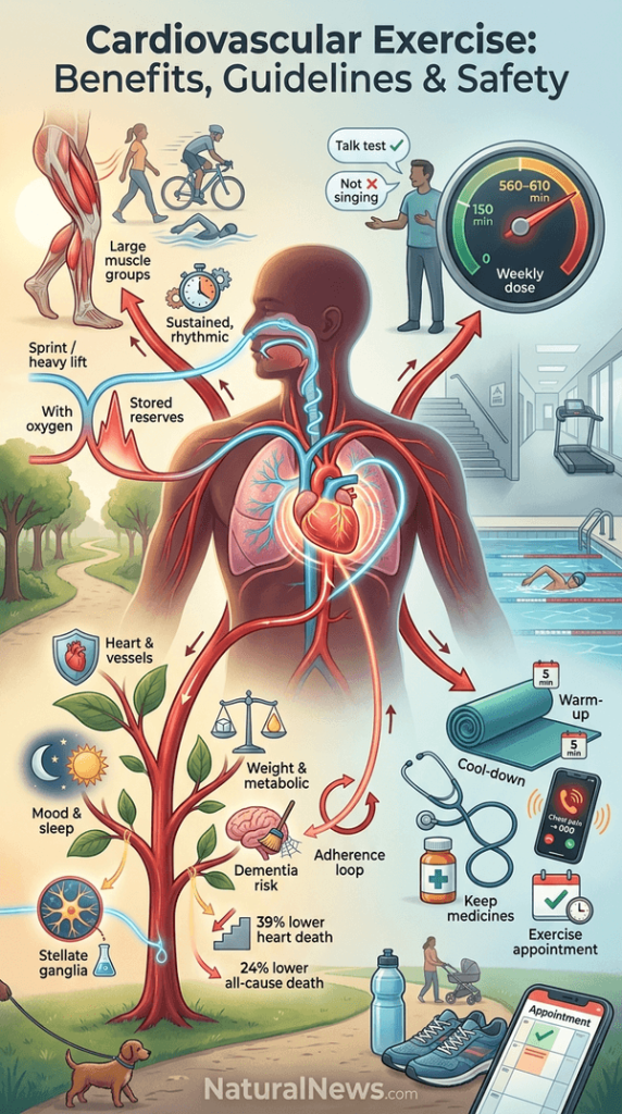 Cardiovascular Exercise: Health Benefits, Guidelines and Safety