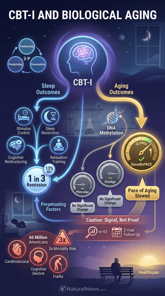 Study Links Cognitive Behavioral Therapy for Insomnia to Slower Biological Aging on One Measure