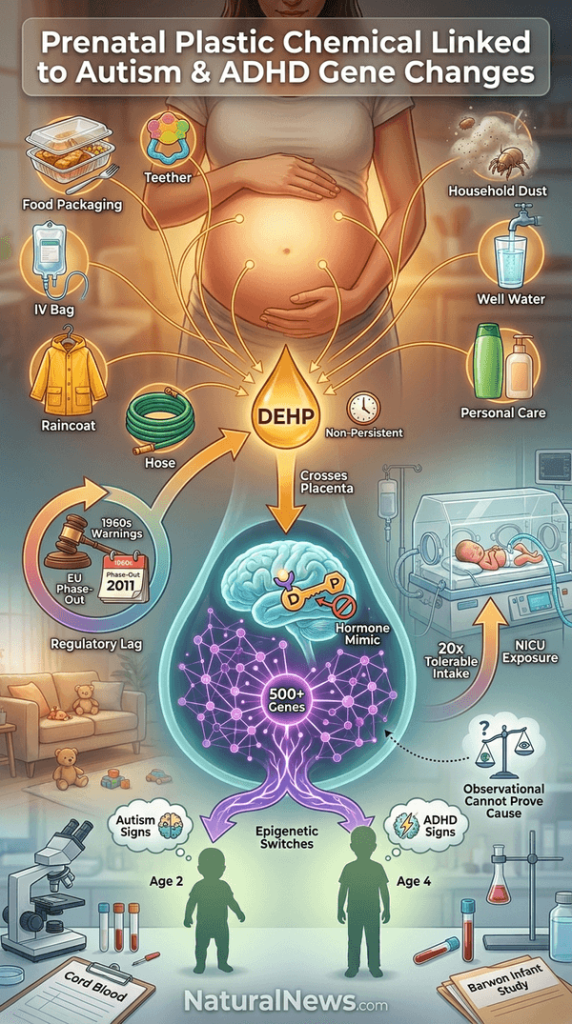 Study Links Prenatal DEHP Exposure to Gene Changes Associated With Autism, ADHD