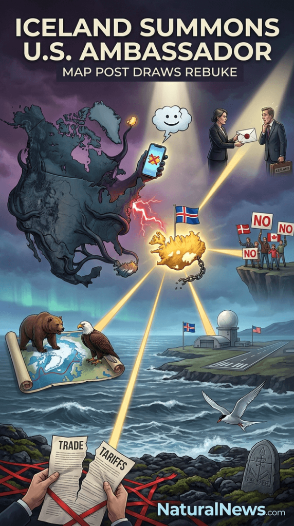 Iceland Summons U.S. Ambassador After Trump’s Map Post Draws Diplomatic Rebuke