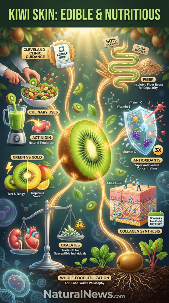Kiwi Skin Is Edible, Boosts Fiber and Antioxidants