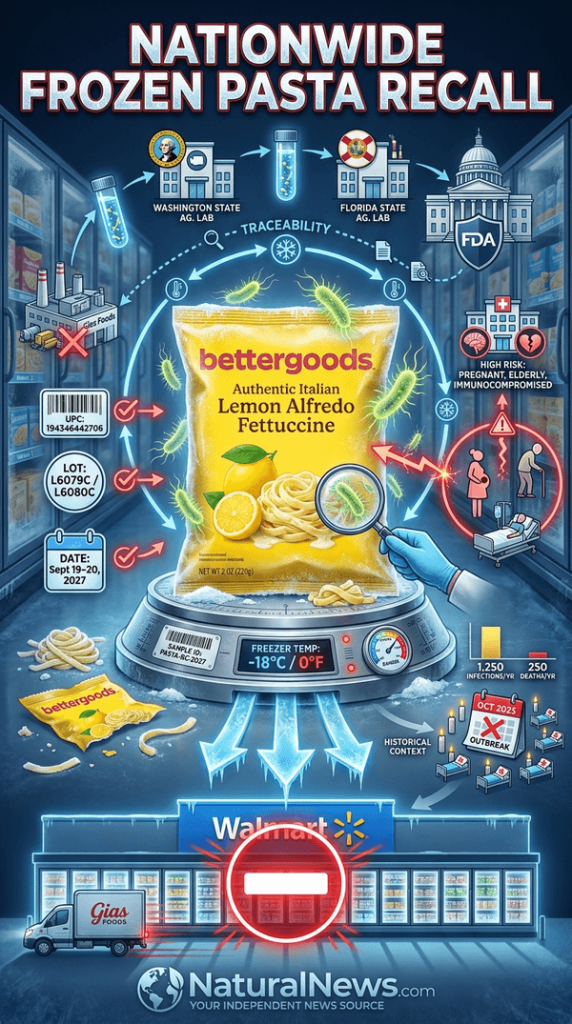 Pasta Sold at Walmart Nationwide Recalled Over Listeria Concerns