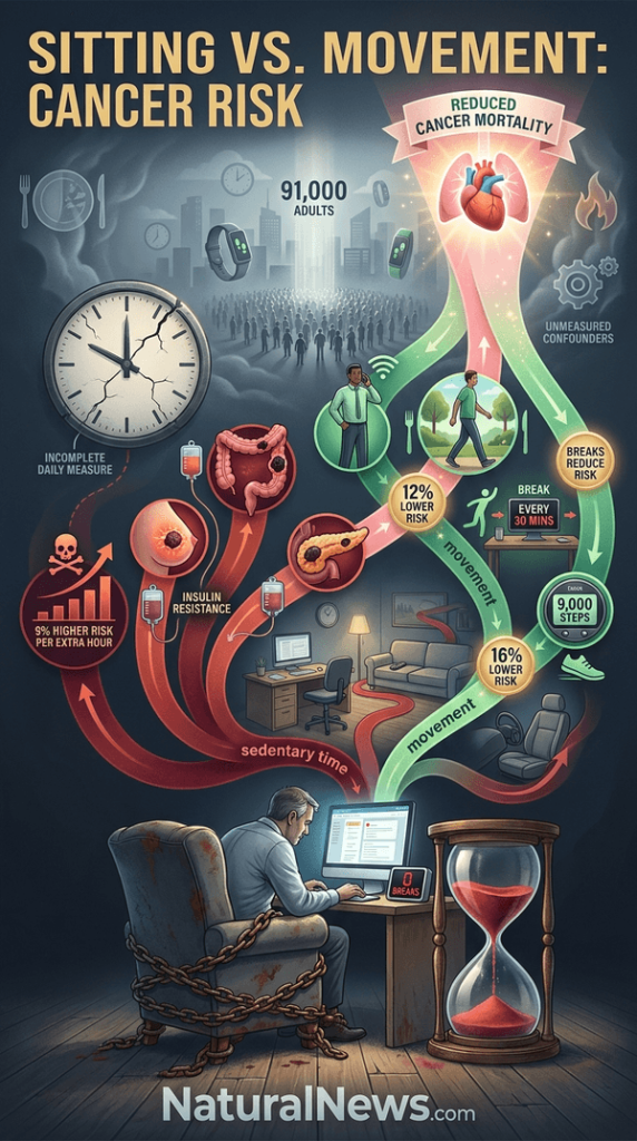 Prolonged Sitting Linked to Higher Cancer Death Risk, Study Finds