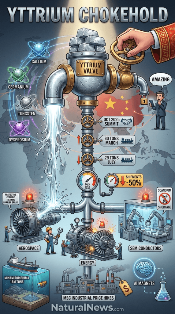 Yttrium Export Controls Become Flashpoint as China Squeezes Western Supply Chains