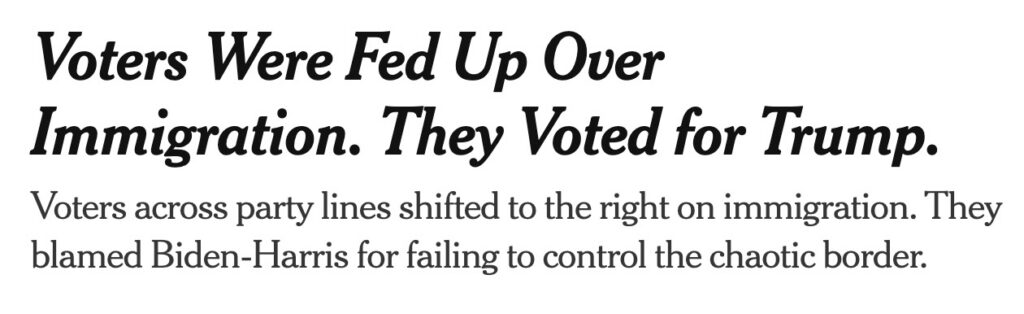Legacy Media Falsely Argue That Republicans Are About To Lose Because Americans Hate Deportations