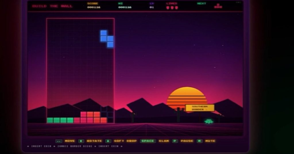 WH quietly takes down Tetris-themed ‘Build the Wall’ video game after company cries copyright infringement