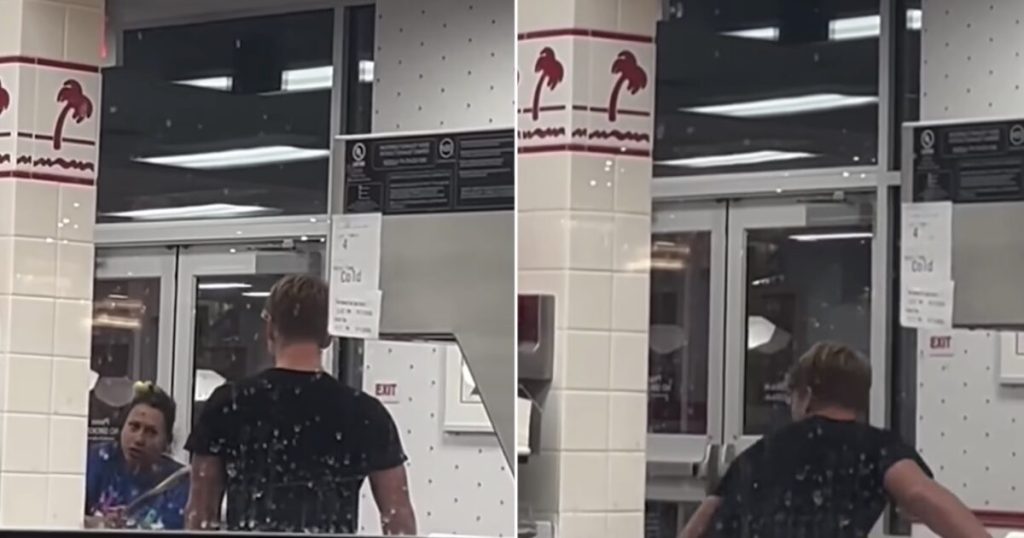 ‘Hero’ compared to Spiderman as he confronts ‘In-N-Out’ crazy armed with a stick