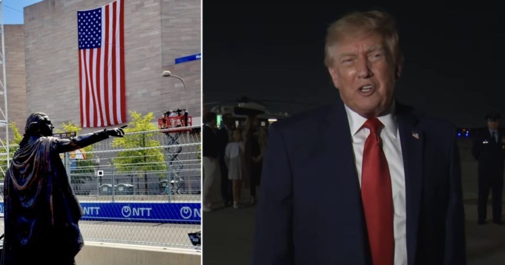 Trump calls for new ’30-foot’ Smithsonian statue to replace ‘strange modernist’ Infinity sculpture