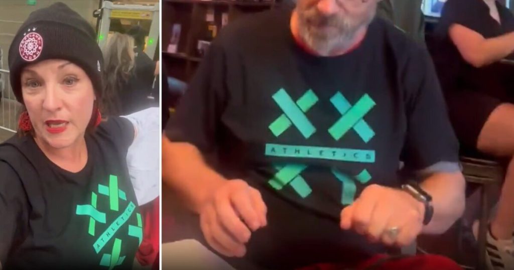 Three words on a T-shirt got these soccer fans tossed