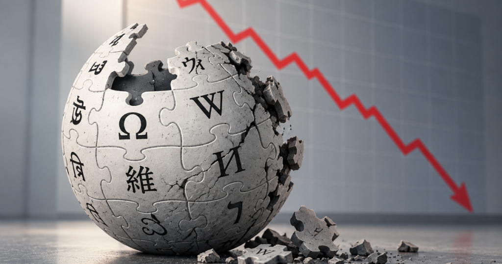 CEO of Leftist Propaganda Site Wikipedia Admits Website Traffic is Cratering amid AI Revolution