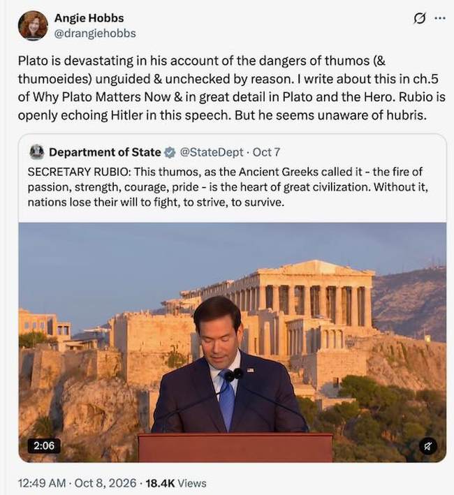 Rubio Stands Tall