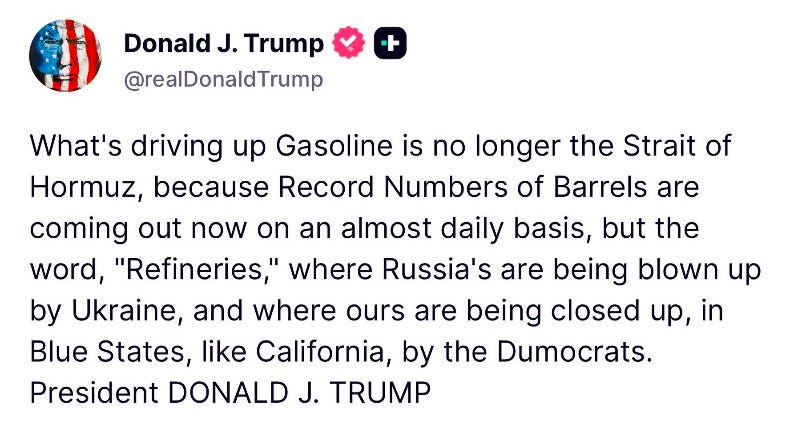Trump’s Fact-free Diatribe On The Price Of Oil