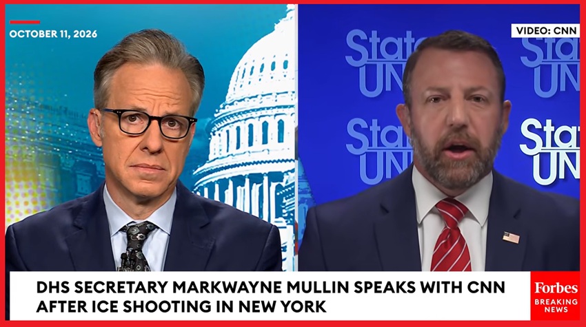 Sunday Talks – DHS Secretary Markwayne Mullin Sets the Record Straight on ICE Shooting in New York