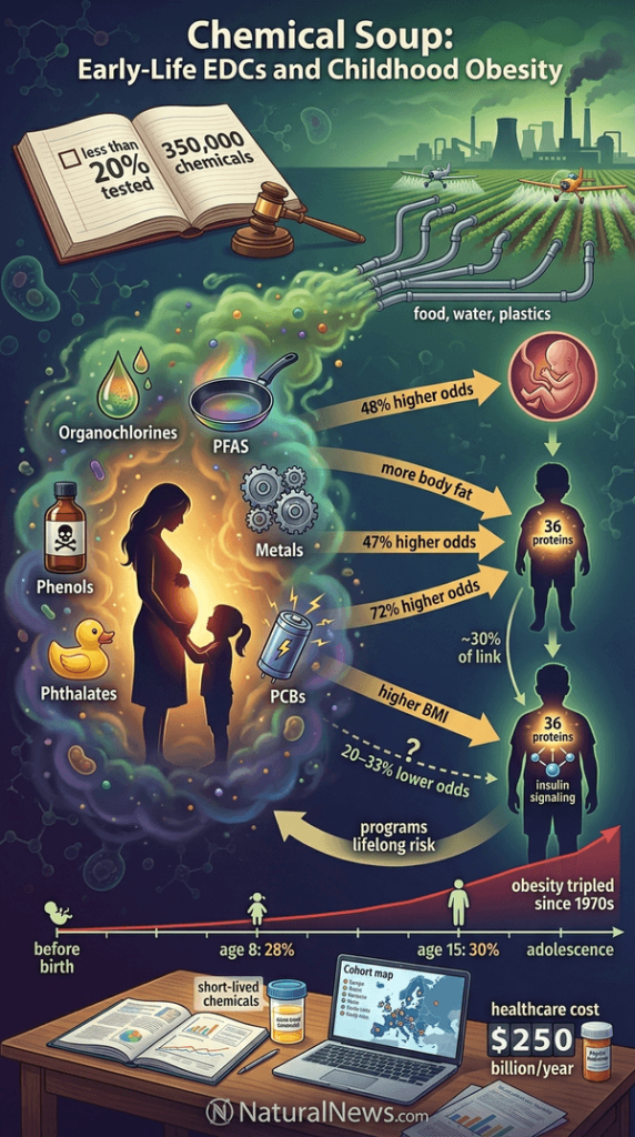 Study Links Early-Life Chemical Mixtures to Childhood Obesity
