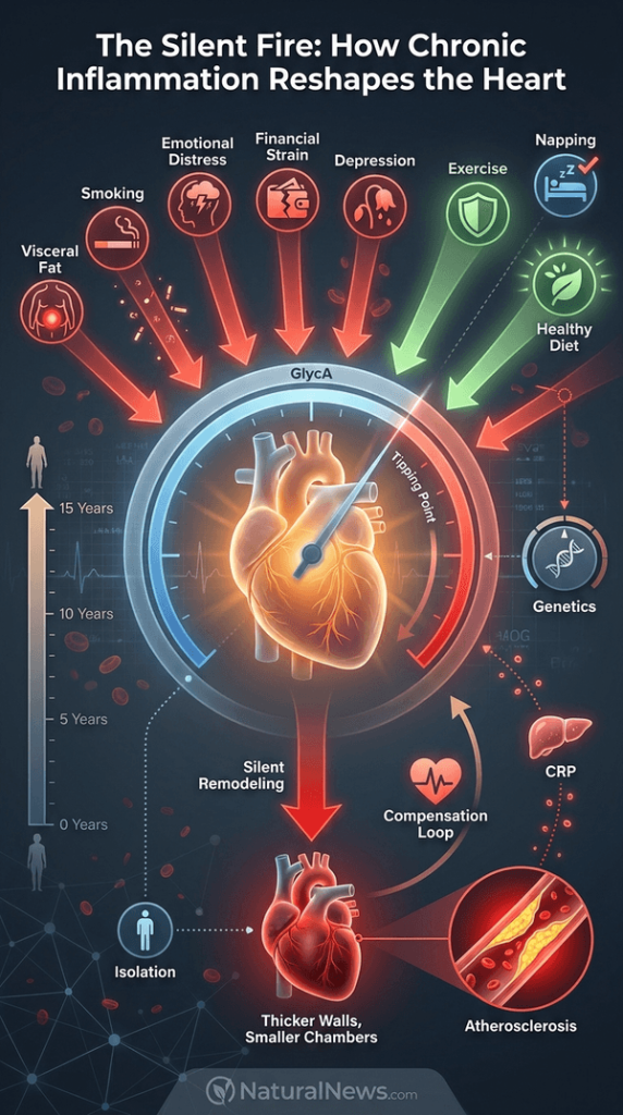 Study Links Long-Term Inflammation to Heart Changes Years Before Symptoms