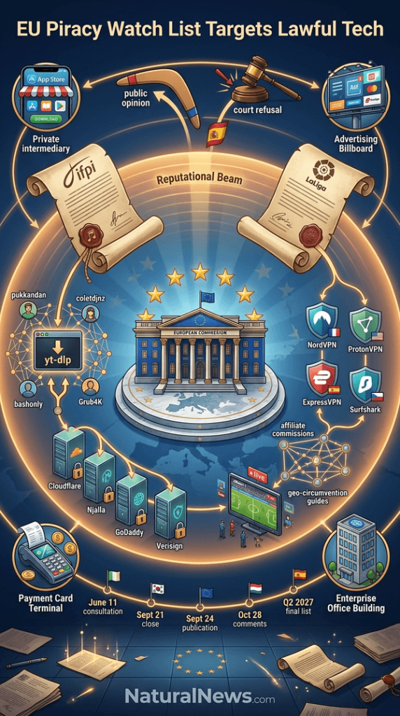 EU Piracy Watch List Submissions Target yt-dlp and VPN Providers