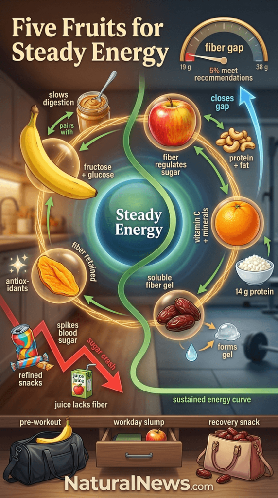 Dietitian Identifies Five Fruits for Energy Boost