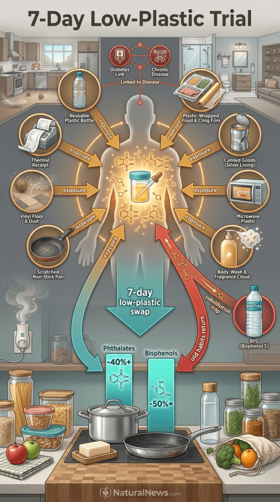 7-Day Low-Plastic Trial Linked to Reductions in Hormone-Disrupting Chemicals, Study Reports