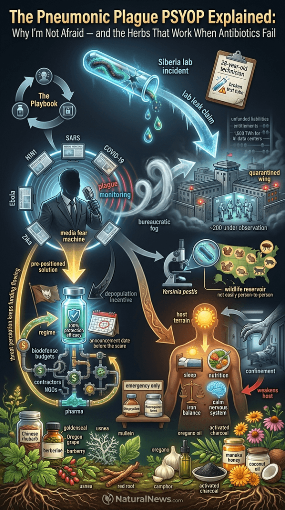 The Pneumonic Plague PSYOP Explained: Why I’m Not Afraid â and the Herbs That Work When Antibiotics Fail