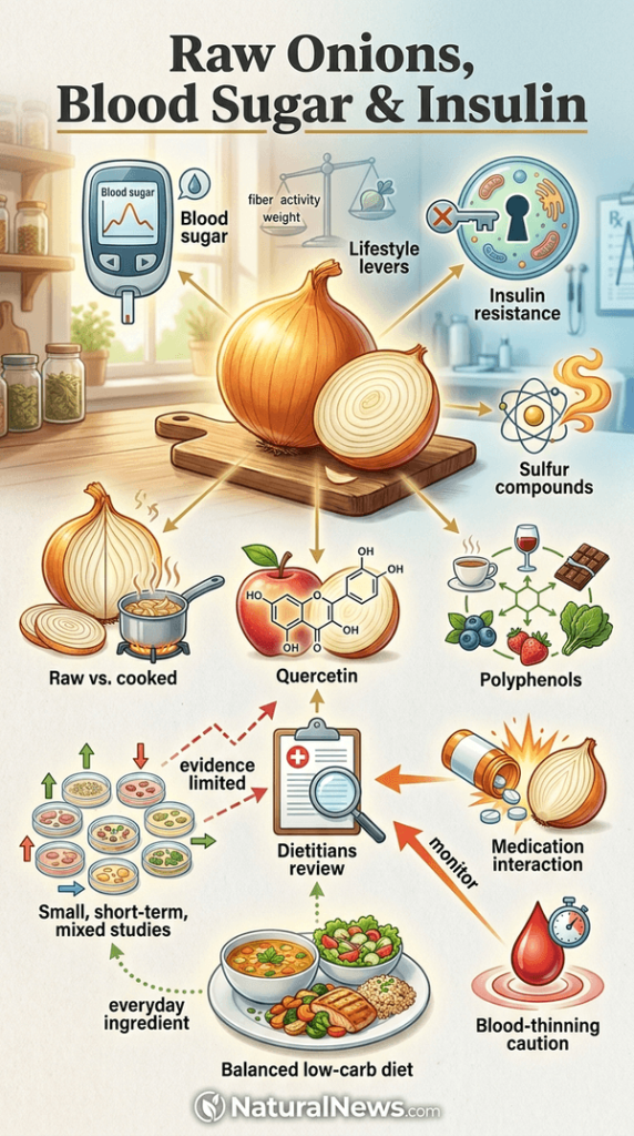 Dietitians Review Evidence on Raw Onions, Blood Sugar, and Insulin
