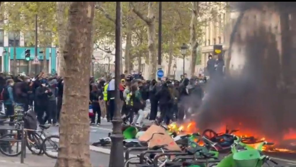 France’s Far-Left and Islamic Groups Support the Protest Movement