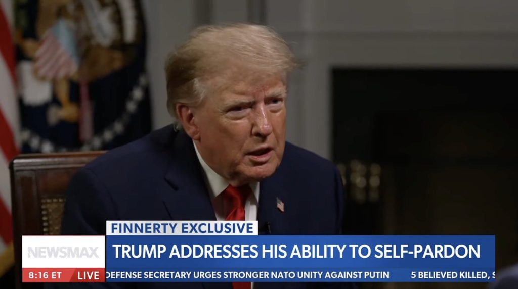 Trump Floats Sweeping Pardons for His Allies — Even Raises Possibility of Pardoning HIMSELF: “I Did Nothing Wrong… I’m Allowed to Do a Self-Pardon” (VIDEO)