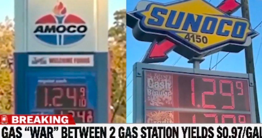 Hmm… Price war between gas stations yields .97/gal, causes chaos and raises eyebrows