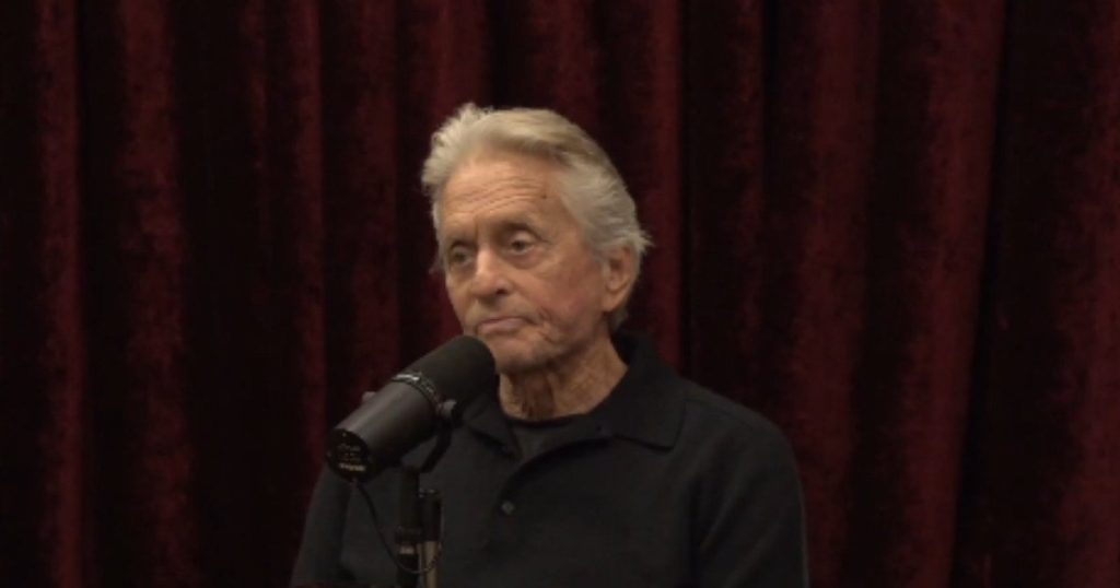 Lifelong Dem Michael Douglas gets an earful when Joe Rogan goes off on Dem Party